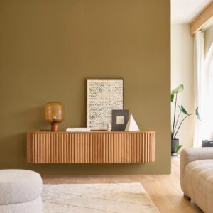 170x40x170cm Holz Beige BERAH GETAH Möbel Wohnzimmermöbel TV-Möbel