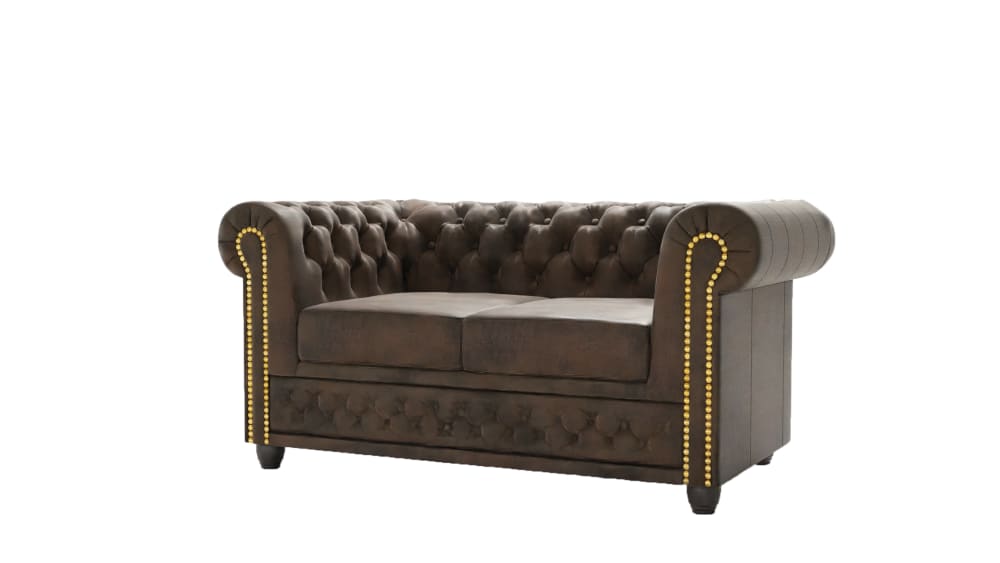 Wohnli Möbelsuche - 2-Sitzer Chesterfield Sofa in Vintage-Optik