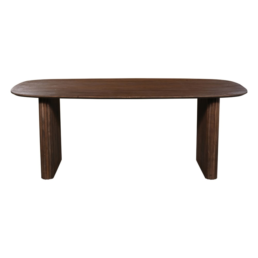 Wohnli Möbelsuche - Esstisch Oval aus Mangoholz 240cm