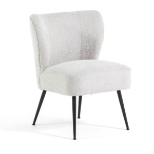 wohnli-moebel-suche-M25104418 Wohnli Möbelsuche - Sessel aus Bouclé-Stoff elfenbein mit Federsitz