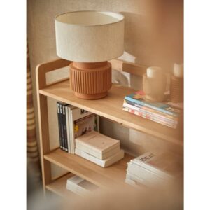 110x105x35cm Holz Beige Tikamoon Möbel Wohnzimmermöbel Bücherregale