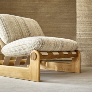 wohnli-moebel-suche-M25105678-1 XL-Sessel aus massiver Eiche und beigem Stoff 89x79x102cm Stoff Beige Tikamoon Sofas und Sessel Sessel, Poufs und Fußbänke Sessel