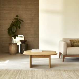 80x39x90cm Holz Beige Tikamoon Möbel Wohnzimmermöbel Couchtische