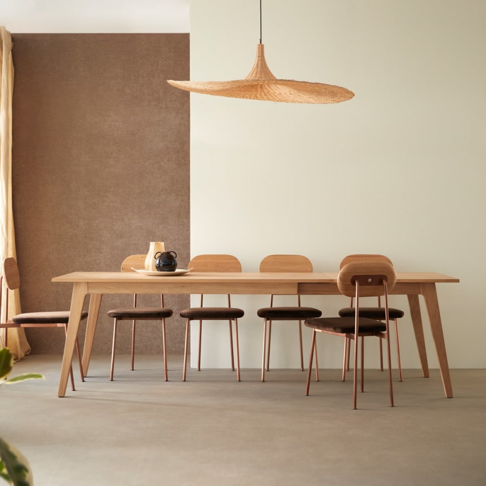 wohnli-moebel-suche-M25105689 Wohnli Möbelsuche - Ausziehbarer Tisch aus massiver Eiche 6-12 Pers.