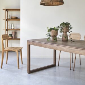 260x75x90cm Holz Braun Tikamoon Möbel Esszimmermöbel Esstische