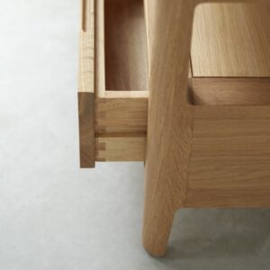 TV-Schrank aus massiver Eiche 180 cm 180x45x40cm Holz Beige Tikamoon Möbel Wohnzimmermöbel TV-Möbel