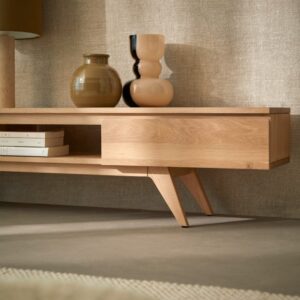 177x40x35cm Holz Beige Tikamoon Möbel Wohnzimmermöbel TV-Möbel