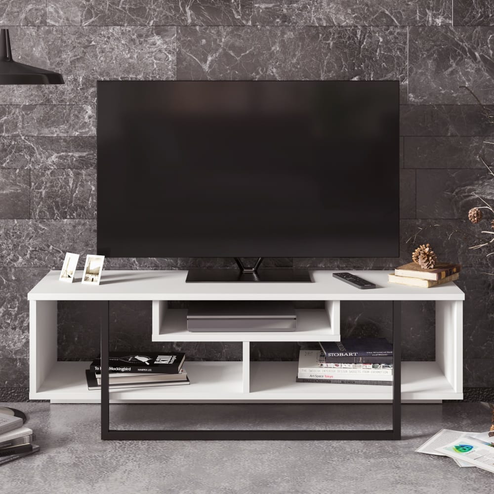 weiß und schwarz 120 cm