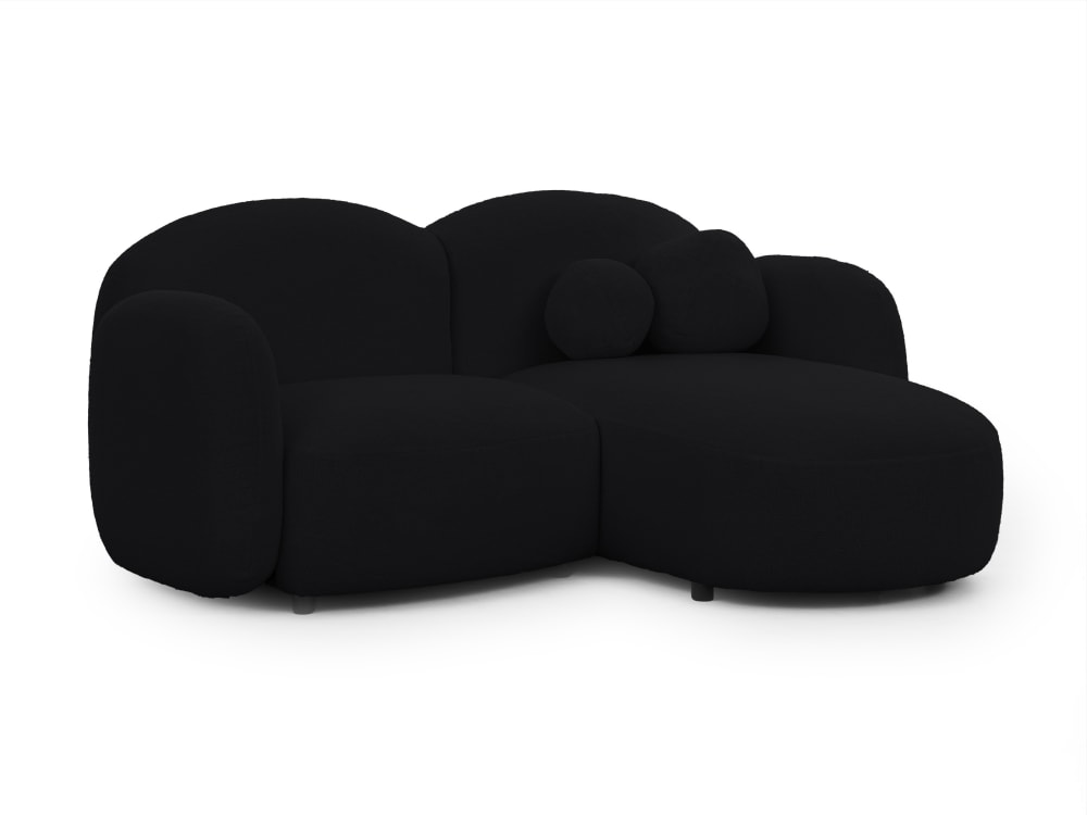 wohnli-moebel-suche-M25105853 Wohnli Möbelsuche - Moderne Ecksofa L-Form aus Bouclé-Stoff mit abgerundetem Design