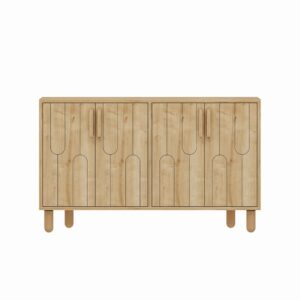 Wohnli Möbelsuche - Sideboard mit 4 Türen in Holzoptik Grafikdesign120x73cm