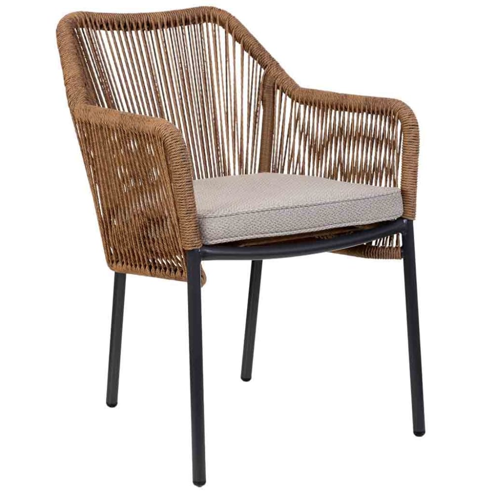 wohnli-moebel-suche-M25106971 Wohnli Möbelsuche - Synthetischer Rattanstuhl 56x66x80 Braun