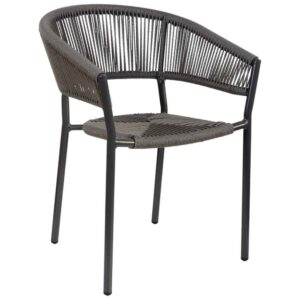 wohnli-moebel-suche-M25107002 Wohnli Möbelsuche - Synthetischer Rattanstuhl 56x61x78 Grau