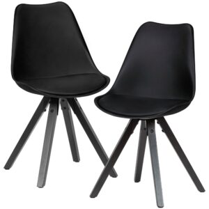wohnli-moebel-suche-M25107582 Wohnli Möbelsuche - 2er Set Esszimmerstuhl skandinavisches Design aus Kunstleder