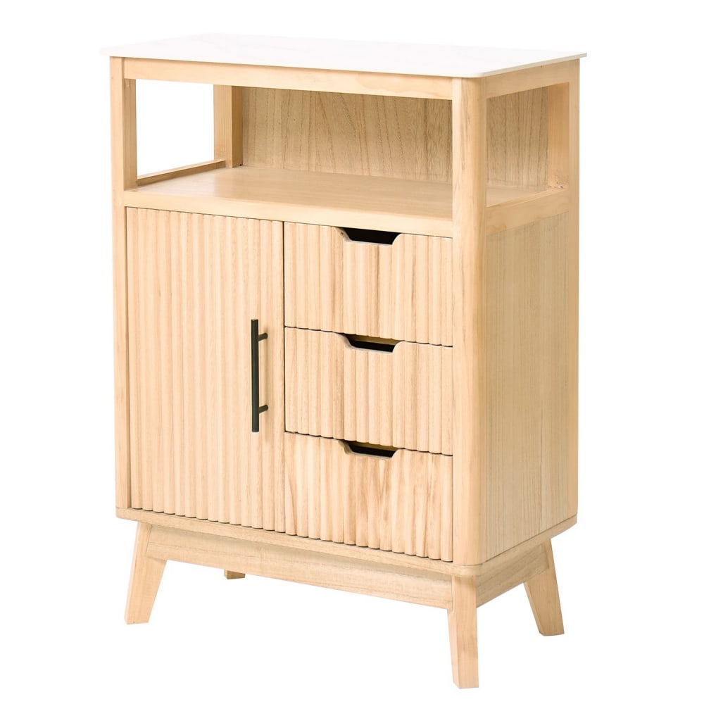 Wohnli Möbelsuche - Badezimmerschrank mit 3 Schuhbladen aus Holz