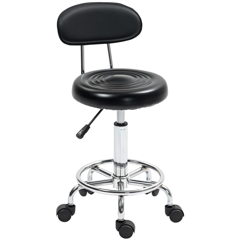 wohnli-moebel-suche-M25107972 Wohnli Möbelsuche - Tabouret à roulettes hauteur réglable cadre en acier noir