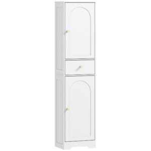 Wohnli Möbelsuche - Armoire salle de bain colonne panneau de particules blanc