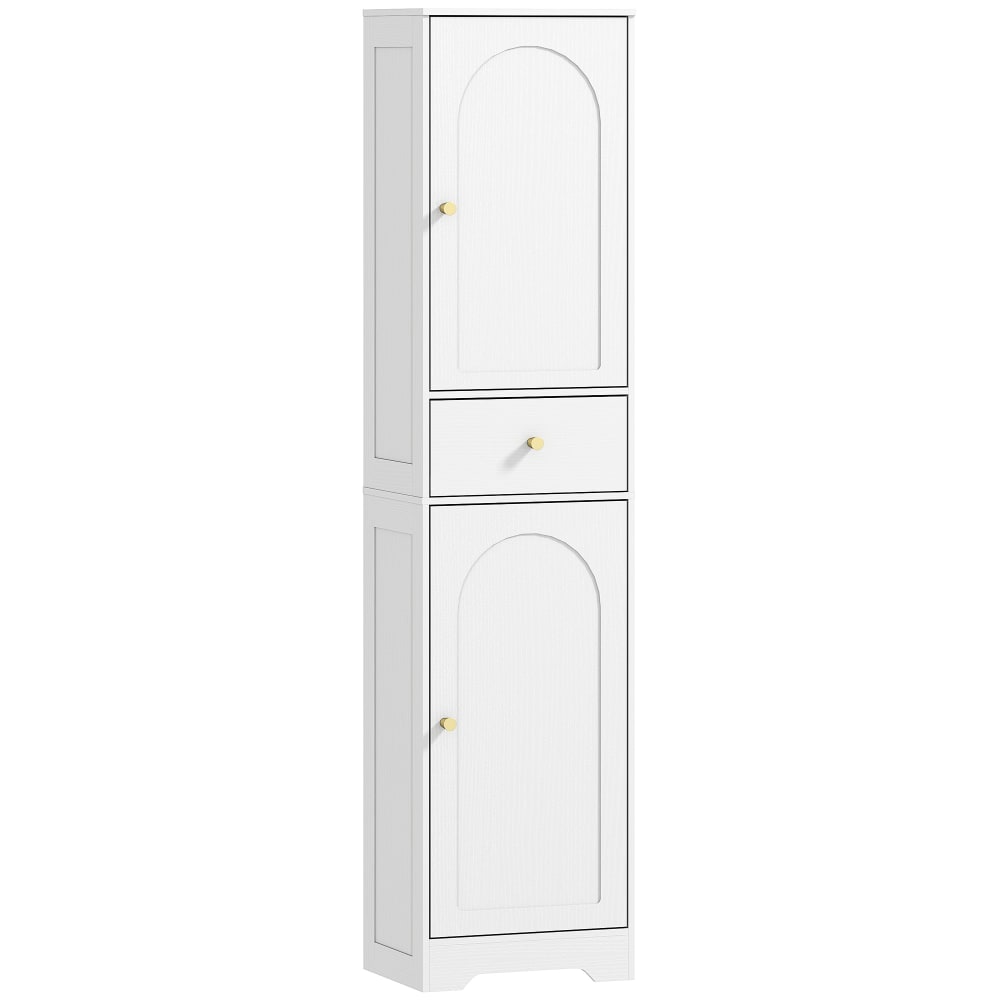 Wohnli Möbelsuche - Armoire salle de bain colonne panneau de particules blanc