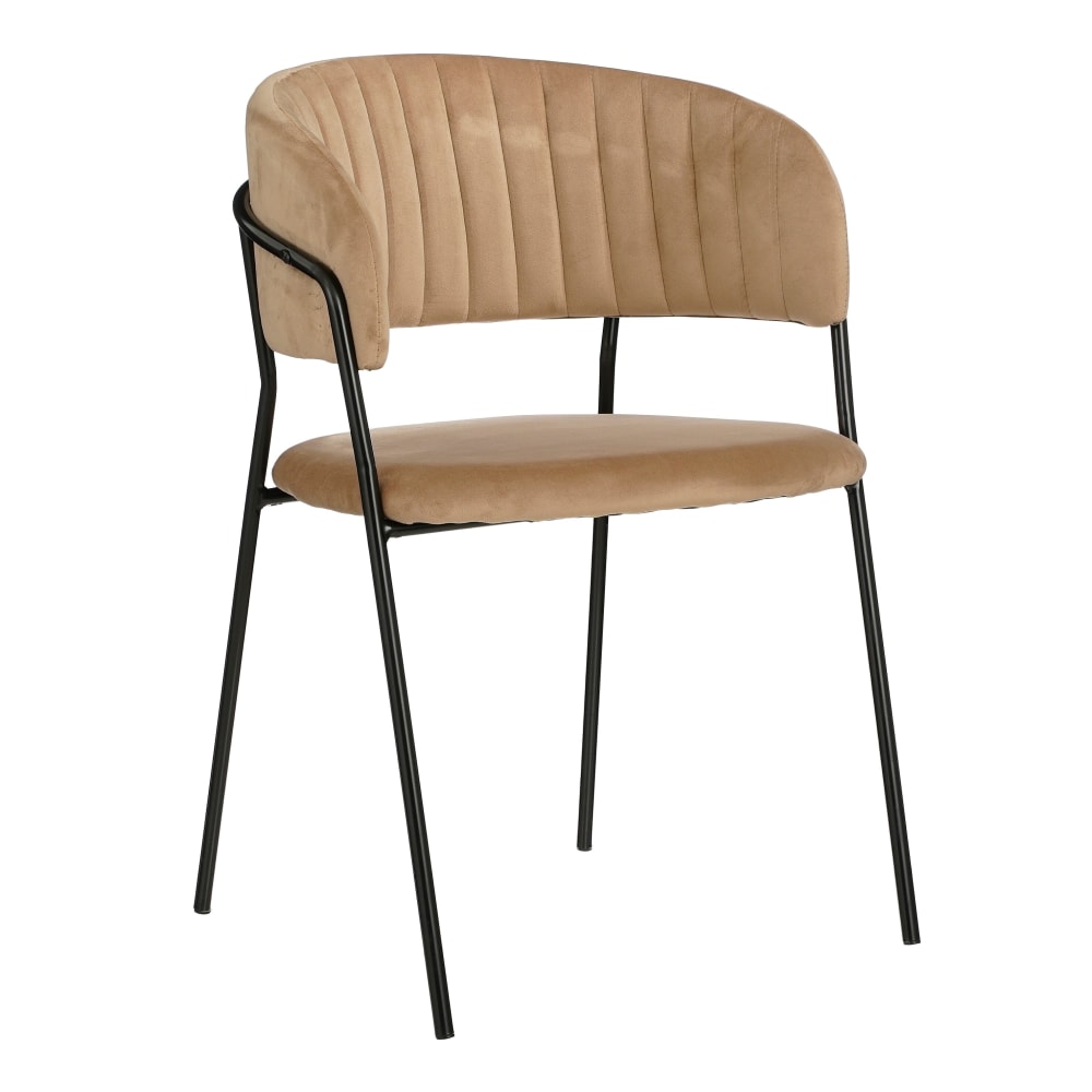 Wohnli Möbelsuche - Esszimmerstuhl Moony Beige Eisen H79xB51xL54cm
