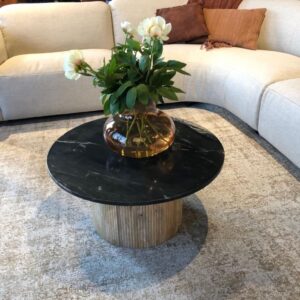 70x36x70cm Holz Schwarz le canapé Möbel Wohnzimmermöbel Couchtische