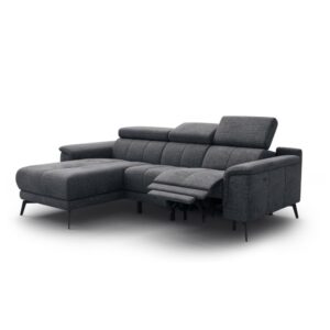 Wohnli Möbelsuche - Ecksofa 3-Sitzer mit 1 Relax und verstellbare Kopfstützen
