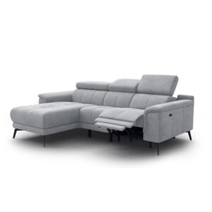 Wohnli Möbelsuche - Ecksofa 3-Sitzer mit 1 Relax und verstellbare Kopfstützen