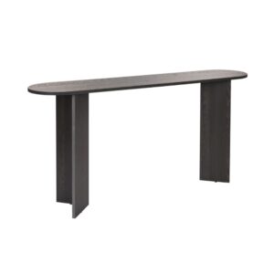 wohnli-moebel-suche-M25109313 Wohnli Möbelsuche - Konsole mit zwei Beinen L150 cm - Holzdekor Schwarz