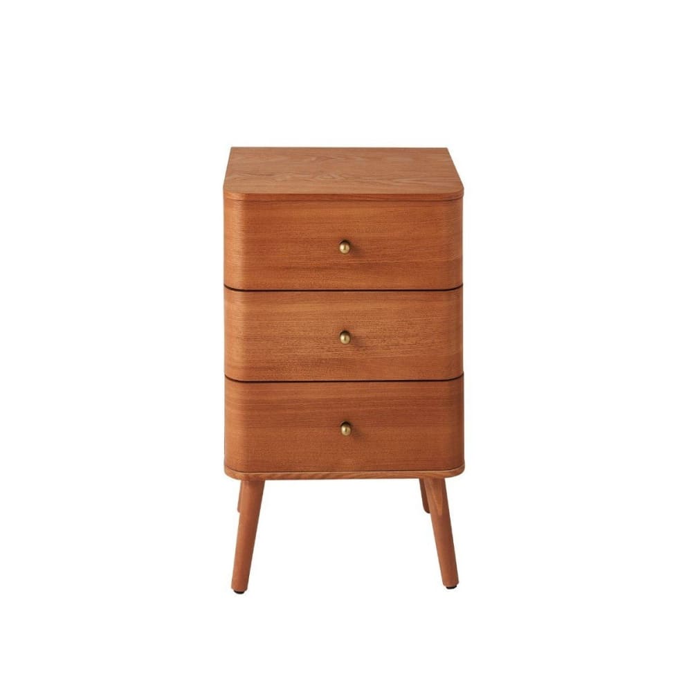 wohnli-moebel-suche-M25109319 Wohnli Möbelsuche - Nachttisch mit 3 Schubladen H71 cm - Holzdekor hell
