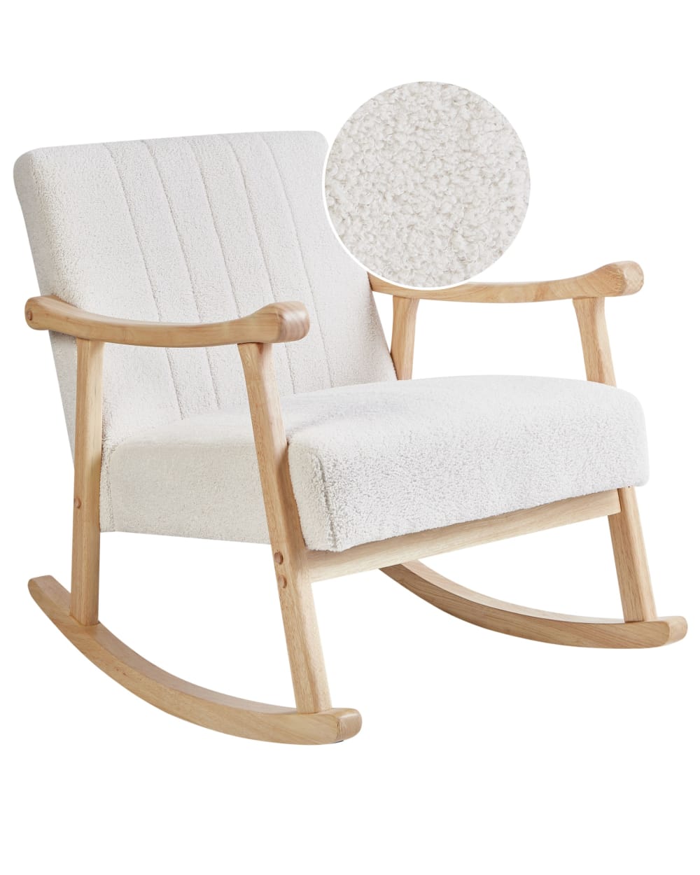 wohnli-moebel-suche-M25110425 Wohnli Möbelsuche - Schaukelsessel aus Bouclé 78cm