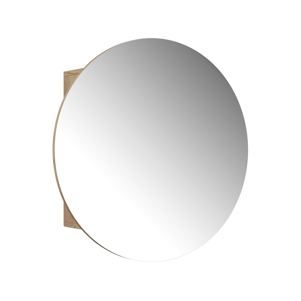 wohnli-moebel-suche-M25110731 Wohnli Möbelsuche - Badspiegelschrank mit 2 Fächern Goldkraft Eiche 70x70cm