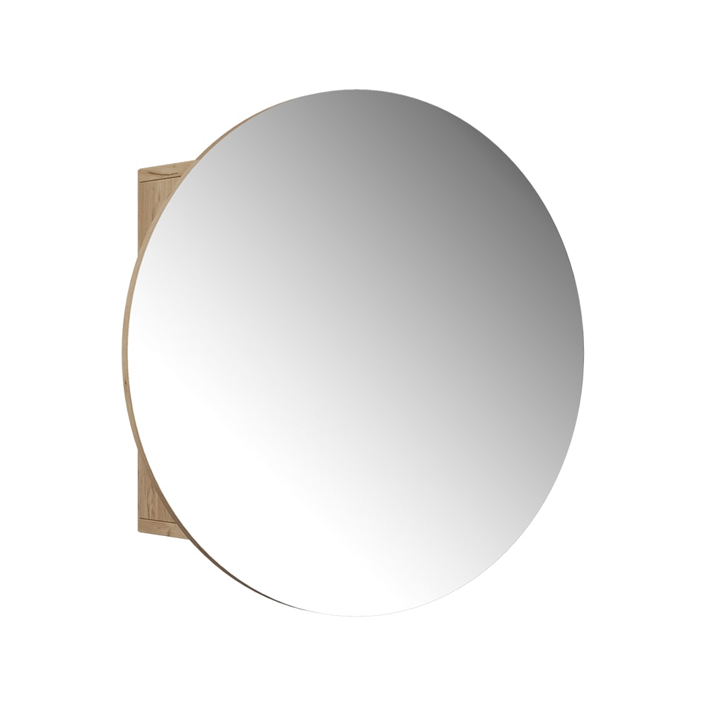 wohnli-moebel-suche-M25110733 Wohnli Möbelsuche - Badspiegelschrank mit 2 Fächern Goldkraft Eiche 60x60cm