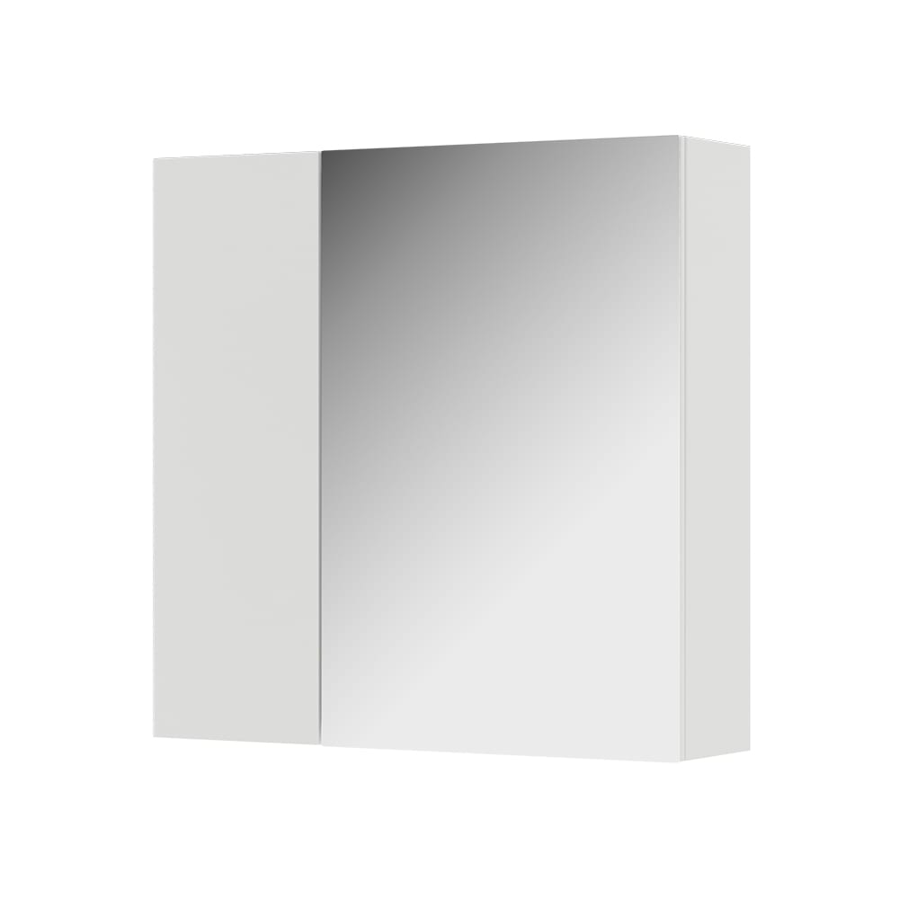 wohnli-moebel-suche-M25110741 Wohnli Möbelsuche - Badspiegelschrank Mit Regalböden und 1 Spiegeltür Weiß 60x59.2cm