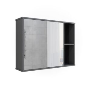 wohnli-moebel-suche-M25110780 Wohnli Möbelsuche - Badspiegelschrank Anthrazit 80x60cm