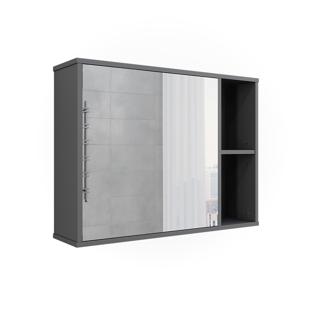 wohnli-moebel-suche-M25110780 Wohnli Möbelsuche - Badspiegelschrank Anthrazit 80x60cm