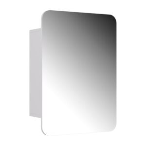 Wohnli Möbelsuche - Badspiegelschrank mit Regalen Weiß 70x50cm