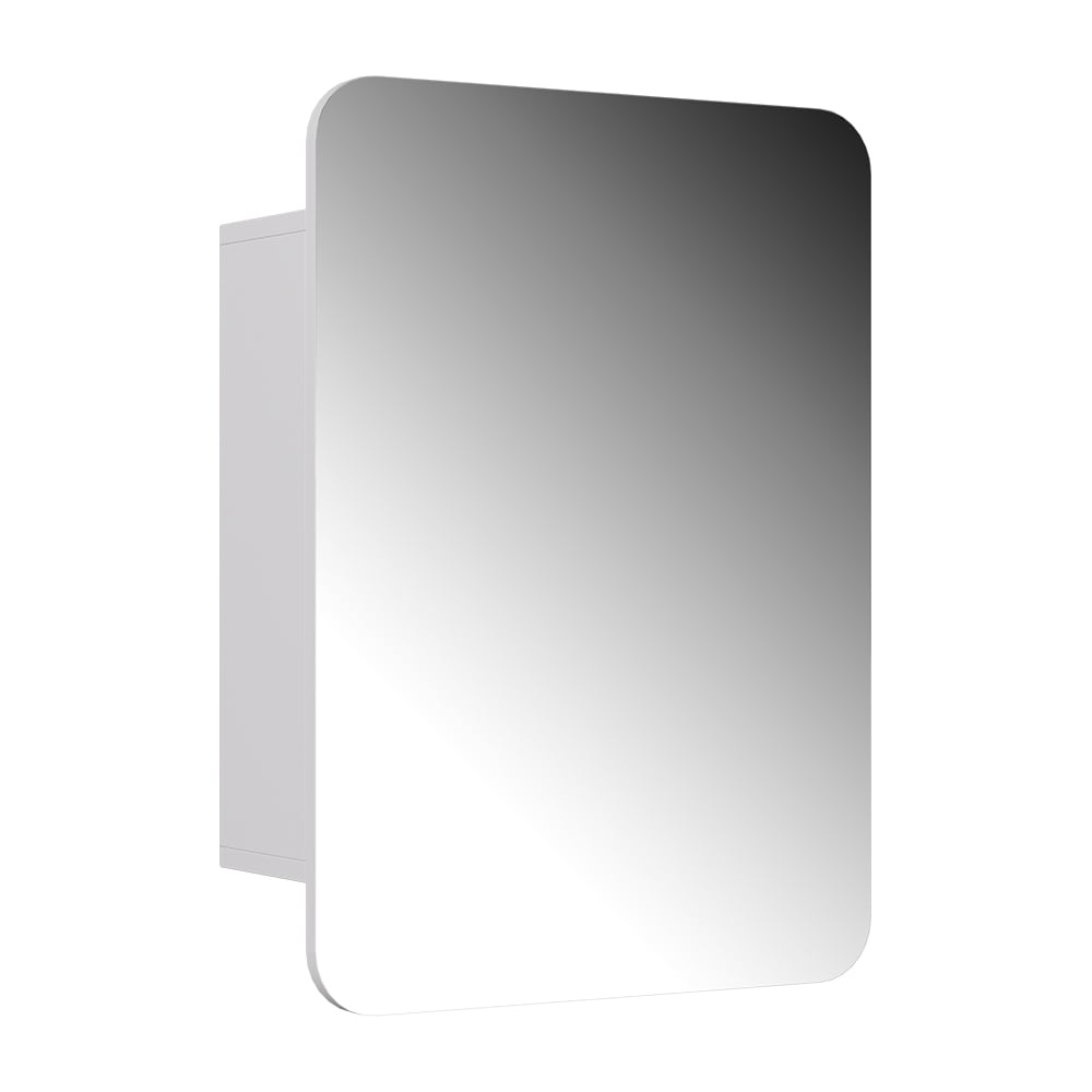 wohnli-moebel-suche-M25110821 Wohnli Möbelsuche - Badspiegelschrank mit Regalen Weiß 70x50cm