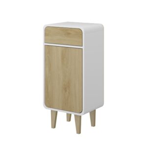 wohnli-moebel-suche-M25110953 Wohnli Möbelsuche - Midischrank Weiß/Eiche 40x81cm