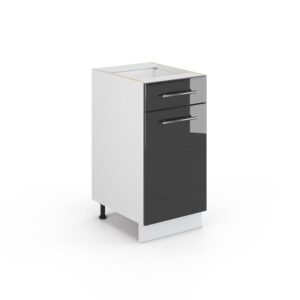 wohnli-moebel-suche-M25110981 Wohnli Möbelsuche - Midischrank ohne Arbeitsplatte Anthrazit Hochglanz 40x82cm