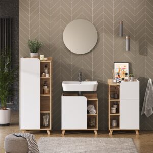 wohnli-moebel-suche-M25111002-1 Sonoma/Weiß 60 x 65cm