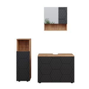 Wohnli Möbelsuche - Badmöbel-Set 3 Teile