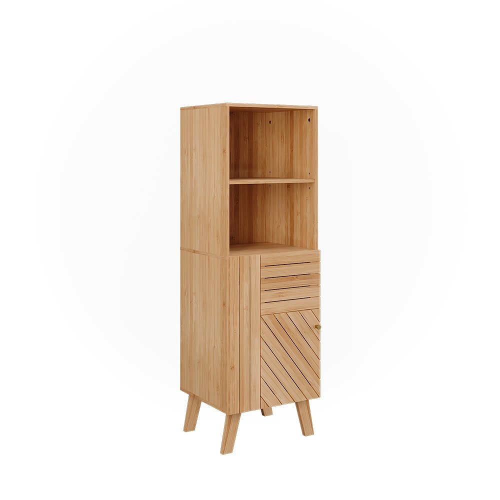 wohnli-moebel-suche-M25111063 Wohnli Möbelsuche - Midischrank Bambus 40x124cm