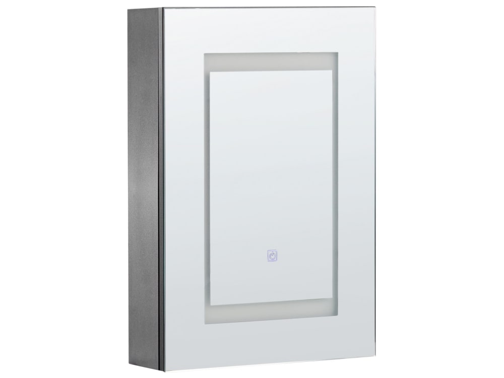 wohnli-moebel-suche-M25111123 Wohnli Möbelsuche - LED Bad-Spiegelschrank aus Holz 60cm