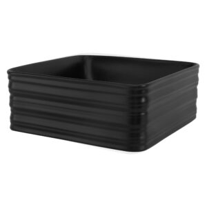 wohnli-moebel-suche-M25111266 Wohnli Möbelsuche - Waschbecken aus Keramik in Schwarz matt 39x39x15 cm Quadratisch