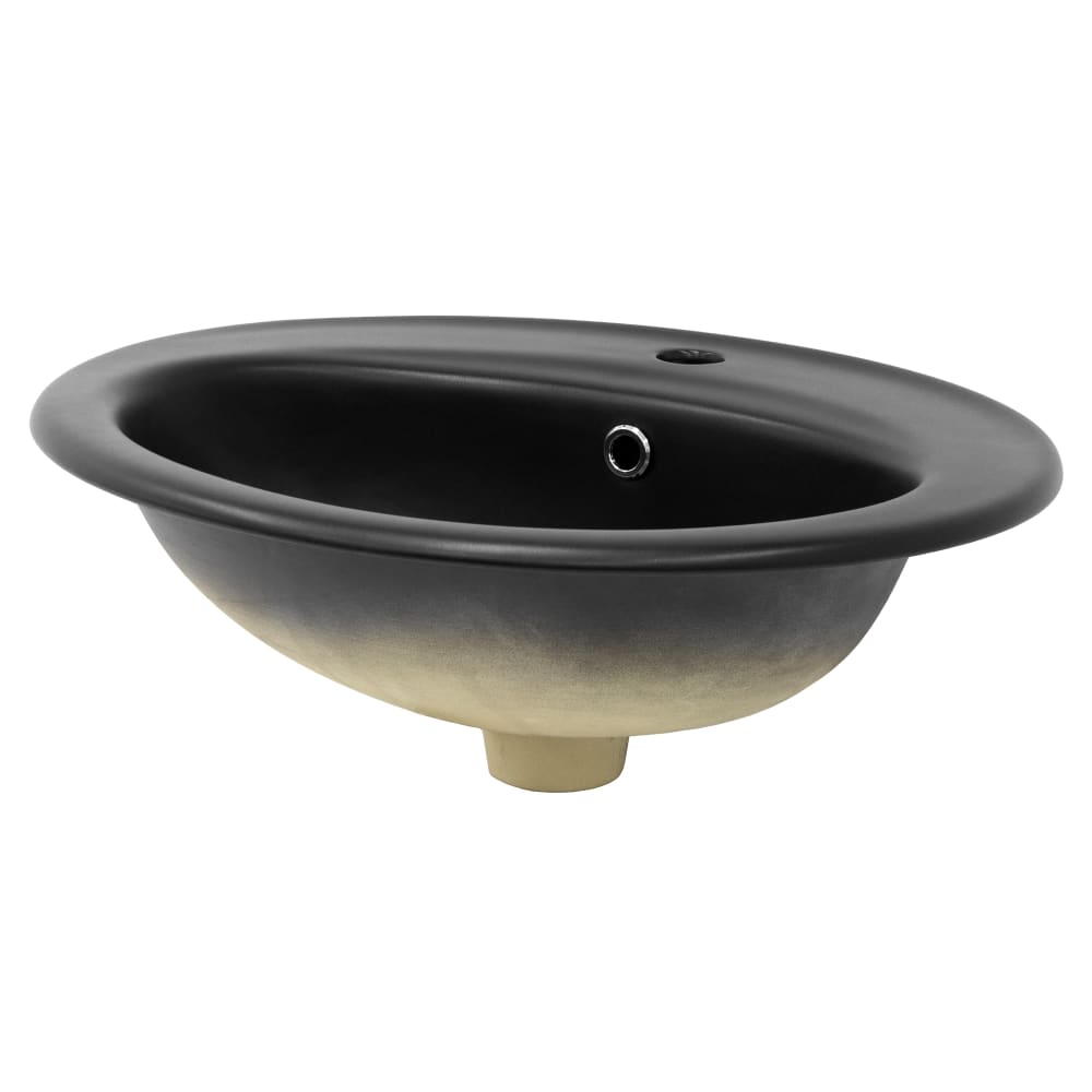 wohnli-moebel-suche-M25111272 Wohnli Möbelsuche - Waschbecken aus Keramik in Schwarz matt 57x48