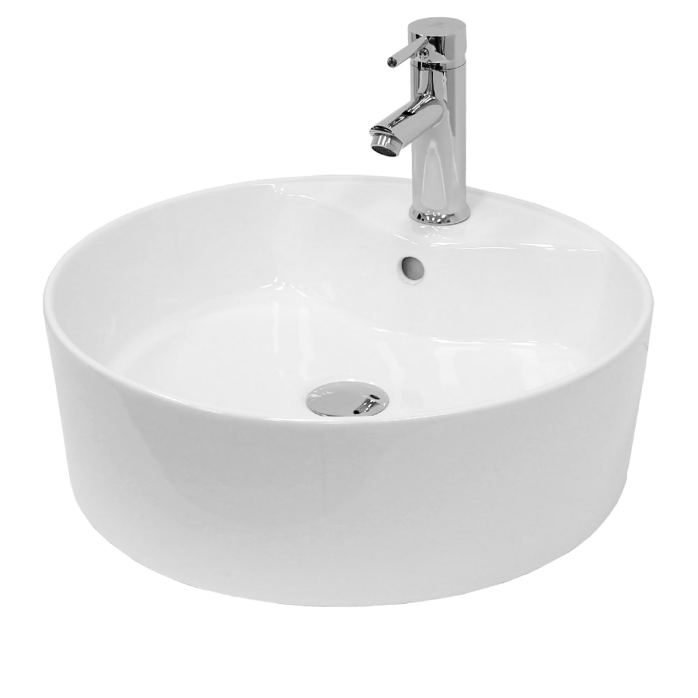 wohnli-moebel-suche-M25111283 Wohnli Möbelsuche - Keramik Waschbecken mit Ablaufgarnitur Aufsatzwaschtisch