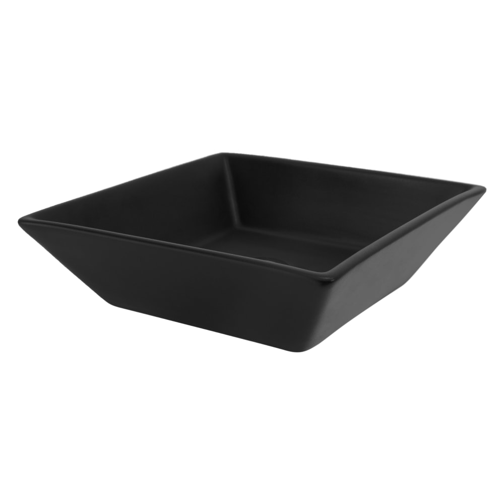 Wohnli Möbelsuche - Waschbecken aus Keramik in Schwarz matt 41x41x12 cm Quadratisch