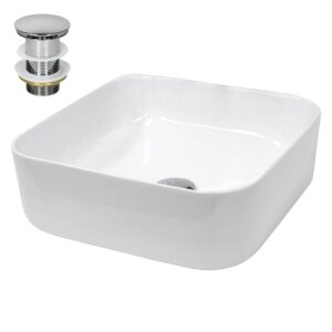 wohnli-moebel-suche-M25111378 Wohnli Möbelsuche - Keramik Waschbecken mit Ablaufgarnitur Waschtisch