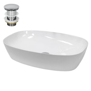 wohnli-moebel-suche-M25111382 Wohnli Möbelsuche - Keramik Waschbecken mit Ablaufgarnitur Waschtisch