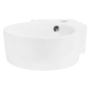wohnli-moebel-suche-M25111401 Wohnli Möbelsuche - Waschbecken Eck aus Keramik in Weiß