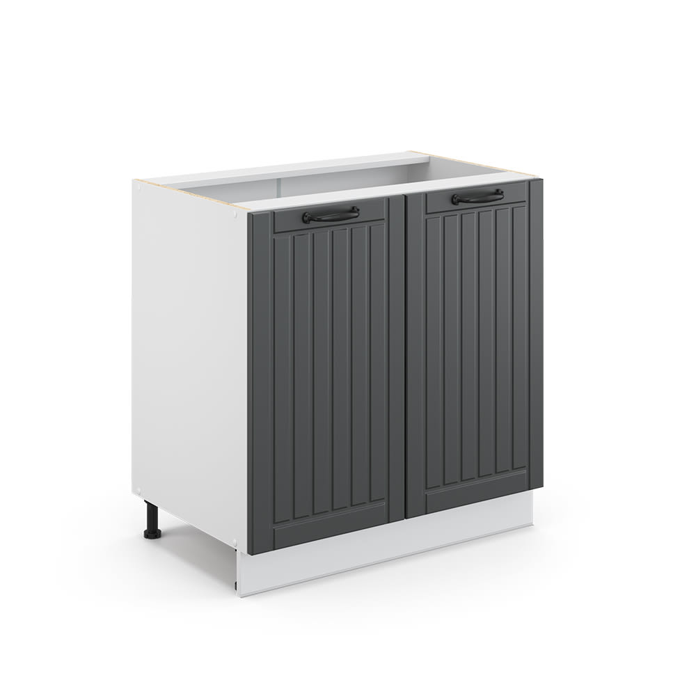 wohnli-moebel-suche-M25111722 Wohnli Möbelsuche - Midischrank mit Regal ohne Arbeitsplatte Anthrazit 80x82cm