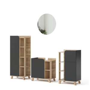 Wohnli Möbelsuche - Badmöbel Set 4 Teile